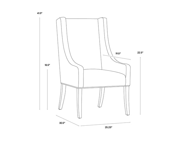 AIDEN DINING ARMCHAIR