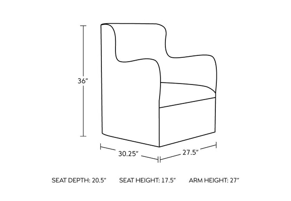 HARPER SWIVEL GLIDER