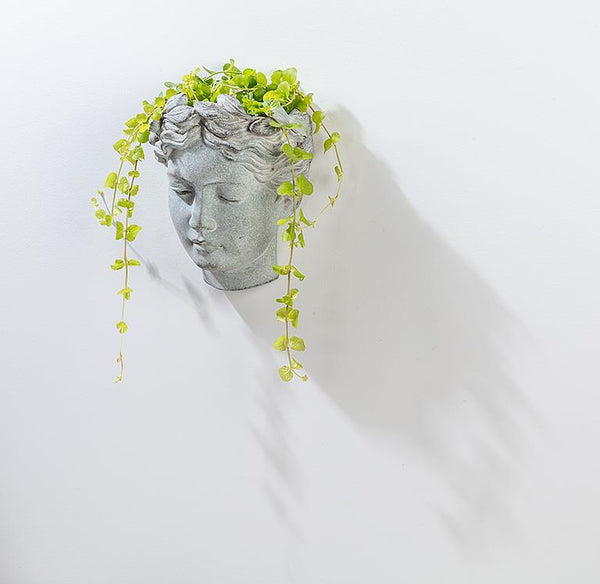 WOMEN HEAD WALL PLANTER