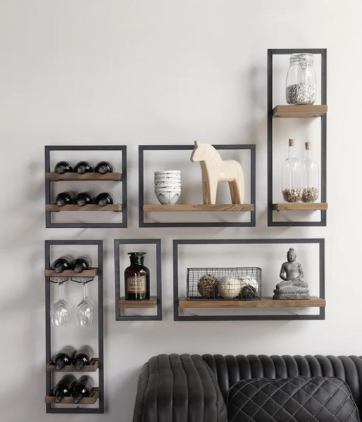 DOUBLE SHELF WALL RACK