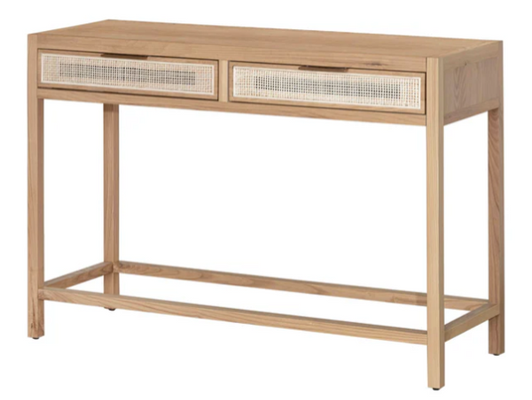 RATTAN CONSOLE TABLE