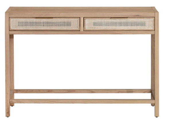 RATTAN CONSOLE TABLE