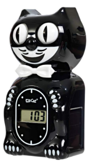 CLASSIC BLACK SOLAR ALARM CLOCK