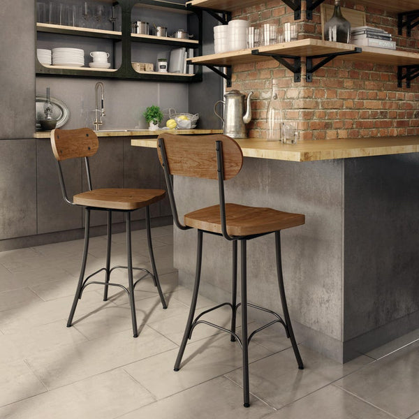 BEAN SWIVEL STOOL