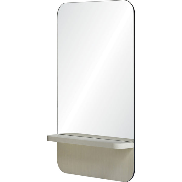 SAUNDERS MIRROR W/SHELF